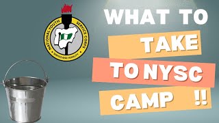 TAKE THESE THINGS TO NYSC CAMP [upl. by Kandy]