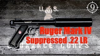 Ruger Mark IV Tactical Suppressed 22LR Review Hitmans Krugermeier 22 pistol [upl. by Aicyla192]