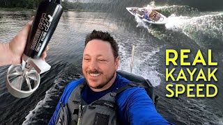 115 Mph on a KAYAK Stable High speed Electric Kayak Motor LAKE TEST fail and SUCCESS [upl. by Dazhehs403]