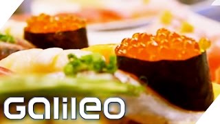 Japan Sushi und andere Spezialitäten  Galileo  ProSieben [upl. by Merras]