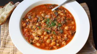 Minestrone Soup Recipe  Italian Vegetable and Pasta Soup [upl. by Dragone]