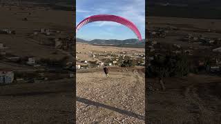 Takeoff 🕴🏻️paragliding niviuk hook6 takeoff pink p3 [upl. by Coretta]