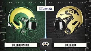 NCAA College Football 25  Colorado State Rams Vs Colorado Buffaloes Simulation PS5 Gameplay [upl. by Henrietta]