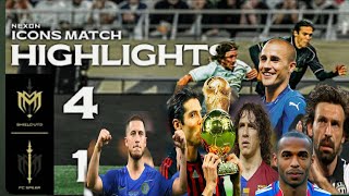 Attackers vs Defenders  Nexon Icons Match  highlights 2425 [upl. by Annelg]