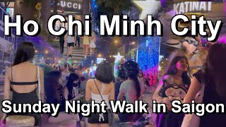 Night walk in District 1 explore Ho Chi Minh City 🇻🇳 Vietnam Nightlife [upl. by Garwood839]