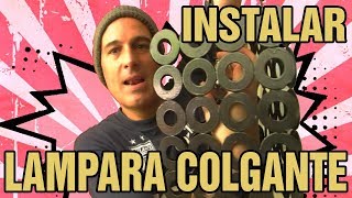 141 Como instalar lampara colgante [upl. by Noside713]