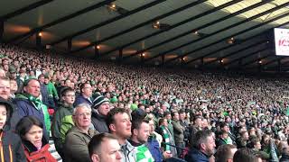 32000 CELTIC FANS SERENADE HAMPDEN WITH THE BALLAD OF GRACE [upl. by Anilem]