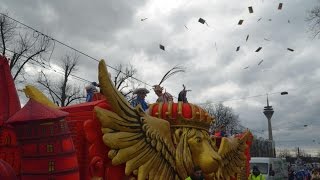 2017 0227 Rosenmontagszug Prinzengarden  Prinzenpaar YT [upl. by Refanej]