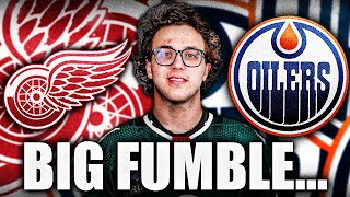 SERIOUS DRAFT FUMBLE BY THE DETROIT RED WINGS amp EDMONTON OILERS… Minnesota Wild Brock Faber [upl. by Adnorrehs]