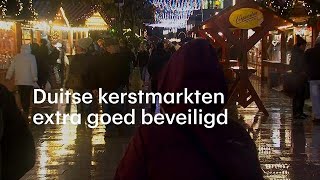 Duitse kerstmarkten krijgen sfeervolle beveiliging  RTL NIEUWS [upl. by Timi]