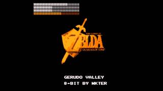 Legend of Zelda Ocarina of Time Gerudo Valley 8bit [upl. by Atirac228]