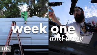 van build week 1 fans and finances [upl. by Jessen]