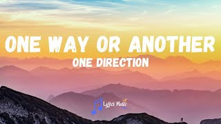 One Direction  One Way Or Another Teenage Kicks Lyrics [upl. by Ennalyrehc]