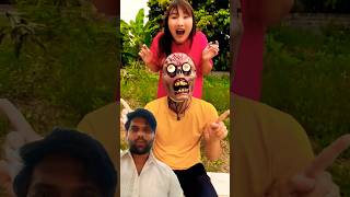 पाती ने bhoot बनकर डराया 🧟🎭😱  shorts viral greenscreen video funny chinutinufearstory [upl. by Heathcote]