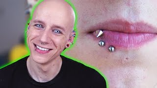 Spider Bites Piercing amp Ear Tapers  Piercings FAQ 4  Roly [upl. by Jahdiel481]