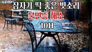 잠잘 오는 빗소리 ASMRᅵ 백색 소음 ᅵ불면증ᅵ잠잘오는 소리ᅵ공부음악 [upl. by Ecyal]