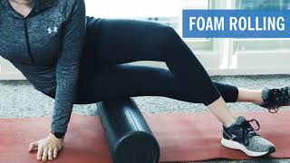 IT Band Stretches  Foam Rolling [upl. by Henrik]