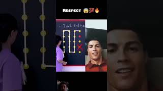 respect football ronaldol cristanoronaldo7 reaction ronaldo9 cr7 girlsrespect [upl. by Glinys326]