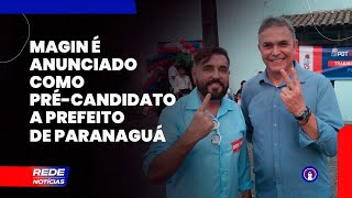 PDT oficializa Magin como précandidato à Prefeitura de Paranaguá [upl. by Marshal875]