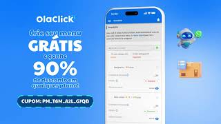 Crie seu Menu Gratuito com a OlaClick e ganhe 90 de desconto em qualquer plano [upl. by Chapel]