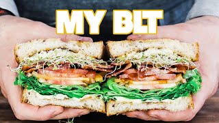 The Ultimate Homemade BLT Sandwich Recipe  Asiago Basil Aioli [upl. by Iphigenia]