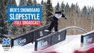 Jeep Men’s Snowboard Slopestyle FULL COMPETITION  X Games Aspen 2023 [upl. by Cyprio288]