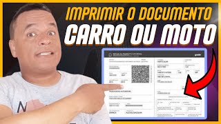 Como imprimir o documento do veiculo 2023 pelo Pc [upl. by Coltin]