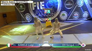 2018 158 M S Individual Cancun MEX GP T16 03 yellow OH KOR vs SAMELE ITA [upl. by Allimrac]