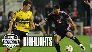 Columbus vs Inter Miami CF Highlights  MLS on FOX [upl. by Ateuqahs551]