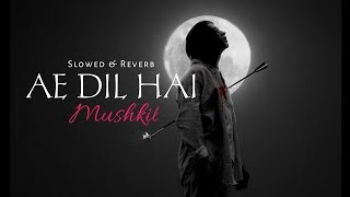 Ae Dil Hai Mushkil Lofi   Slowed amp Reverb   Hindi Sad Song  lofi [upl. by Licht224]