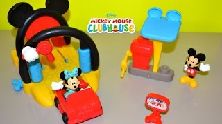 Disney Junior Mickey Mouse Clubhouse Mickey Mouse Car Wash with Minnie mouse [upl. by Ttennaej699]