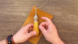 Hand Sewing with the Speedy Stitcher Sewing Awl [upl. by Lseil]