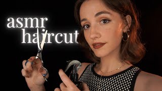 ASMR  Sleepy amp Relaxing Haircut ✂️ ear to ear whispers [upl. by Yeffej47]