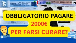 🎯 BISOGNA PAGARE 2000€ PER AVERE LA TESSERA SANITARIA 💥 QUALI PERMESSI DI SOGGIORNO COINVOLTI [upl. by Airbmat783]