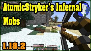 AtomicStrykers Infernal Mobs Mod 1182 Download  How to install it for Minecraft PC [upl. by Gnidleif]