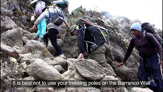 How hard is to climb Kilimanjaro Barranco wall [upl. by Kanor]