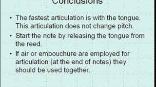 Basics of Double Reed Articulation Part 2b [upl. by Gold]