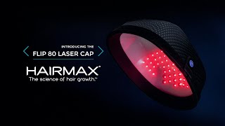 HairMax  Flip 80 Laser Cap Hair Growth Laser Device [upl. by Lleryt]