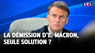 La démission dEmmanuel Macron seule solution [upl. by Akcinat]