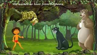 Jungle Book An interactive story book for childern in english [upl. by Ainig]