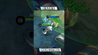 ESTES HEALING TUTORIAL AND BUILD mlbb shorts estes [upl. by Irtak411]