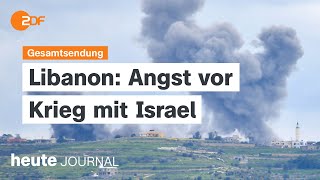 heute journal vom 160324 Hisbollah im Libanon TaurusLeak Streik bei Deutscher Bahn english [upl. by Anen]