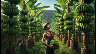 How Filipino Farmers Raise Millions of Banana Trees for Fruit Production  Interesting facts about [upl. by Raye257]