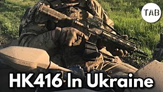 Heckler amp Koch HK416 In Ukraine [upl. by Ylahtan589]