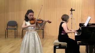 Wieniawski Mazurka Olga Kaminsky violine [upl. by Sulohcin]