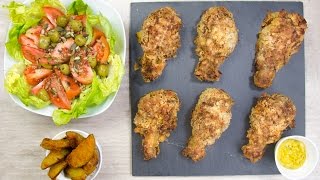 Recette Comment faire des Pilons de Poulet Croustillants au Four CUISINE RAPIDE [upl. by Ane]