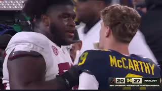 Michigan wins Rose Bowl in overtime after failed Milroe run on 4th down [upl. by Girovard]