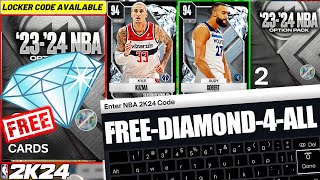 Hurry and Use the New Guaranteed Free Diamond Locker Code NBA 2K24 MyTeam New Locker Codes [upl. by Huberto]