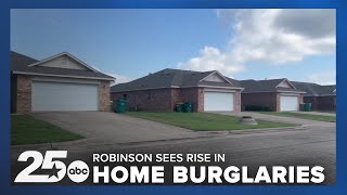 Robinson police notice rise in home burglaries [upl. by Fay]