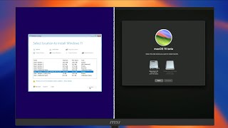 Windows 11 Vs macOS Sequoia Installation Process [upl. by Schultz809]